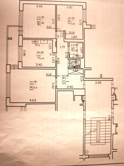Parduodamas butas Šeškinės g., Vilniaus m., Vilniaus m. sav., 62.24 m² ploto 3 kambariai 15