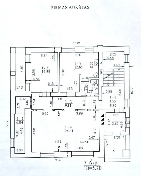 Parduodamas namas Panerių g., Kauno m., Kauno m. sav., 250 m2 ploto, 3 aukštai 49