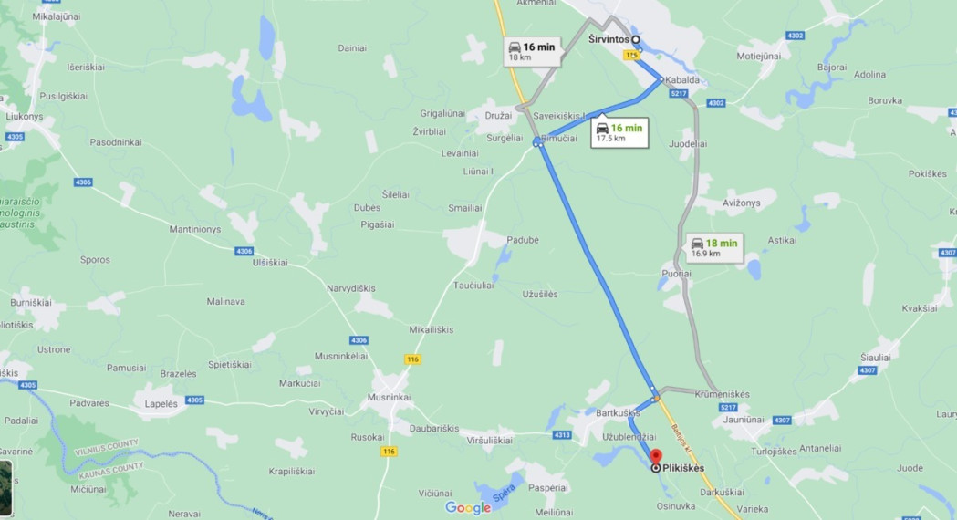 Parduodamas kitos paskirties sklypas Paupio g., Plikiškių k., Širvintų r. sav., 60 a ploto 16