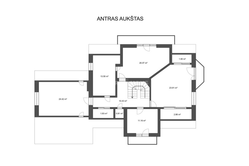 Parduodamas namas Rugiagėlių g., Klonių k., Vilniaus r. sav., 225 m2 ploto, 2 aukštai 17