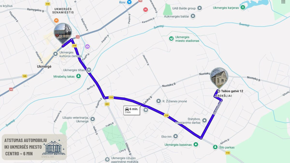 Parduodamas namas Taikos g., Ukmergės m., Ukmergės r. sav., 94.85 m2 ploto, 2 aukštai 22