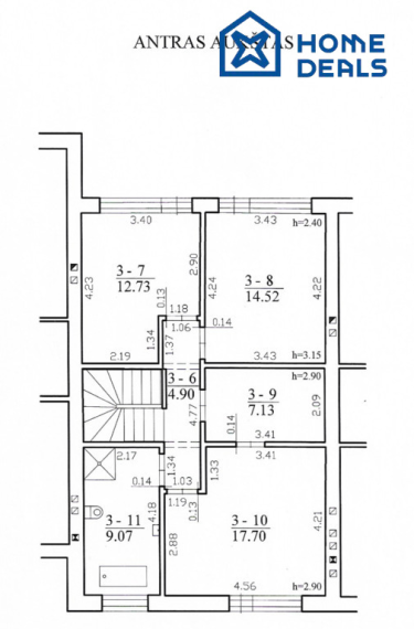 Parduodamas namas Žaliųjų Ežerų g., Verkiai, Vilniaus m., Vilniaus m. sav., 134.53 m² ploto 4 kambariai 40