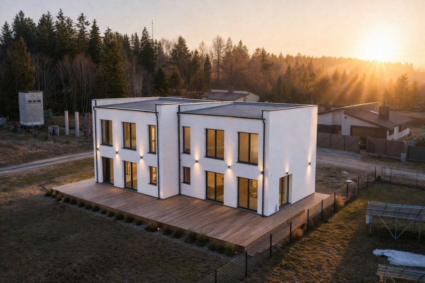 Parduodamas namas Vakaro g., Meškių k., Šiaulių r. sav., 100.39 m2 ploto, 2 aukštai 3