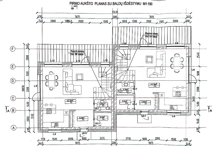 Parduodamas namas Vakaro g., Meškių k., Šiaulių r. sav., 100.39 m2 ploto, 2 aukštai 31
