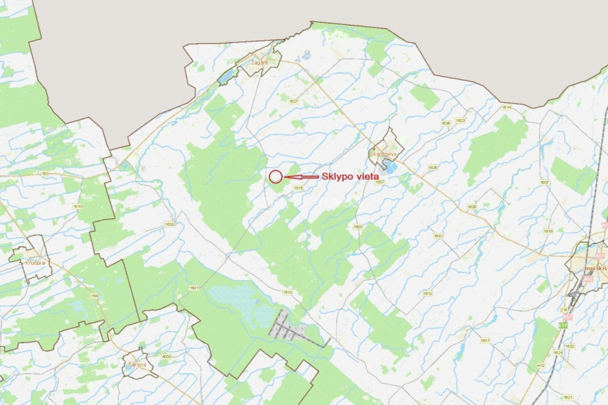 Parduodamas žemės ūkio paskirties sklypas Žadeikių k., Joniškio r. sav., 1314 a ploto 3