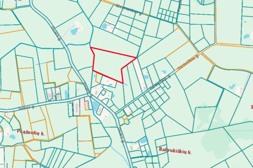 Parduodamas  sklypas Tintiniškių k., Vilniaus r. sav., 419 a ploto 16