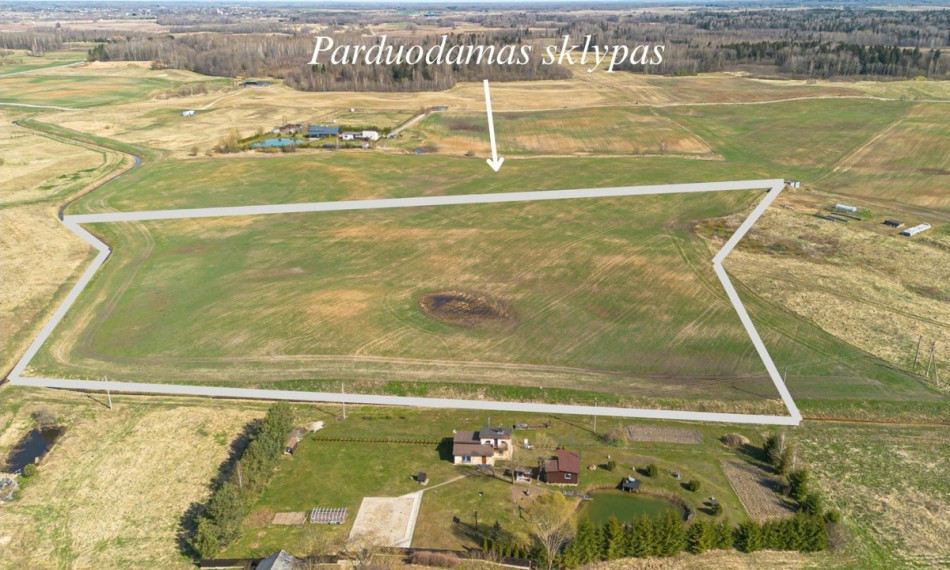Parduodamas  sklypas Tintiniškių k., Vilniaus r. sav., 419 a ploto 1