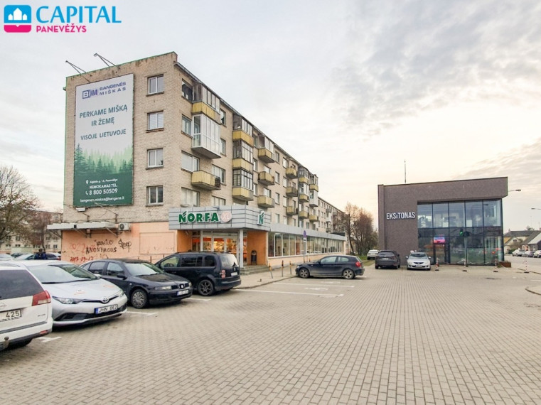 Parduodamas butas J. Basanavičiaus g., Panevėžio m., Panevėžio m. sav., 59.34 m2 ploto, 3 kambariai 1