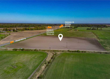 Parduodamas 4,43 ha sklypas Ūtos k., Panevėžio r. sav.