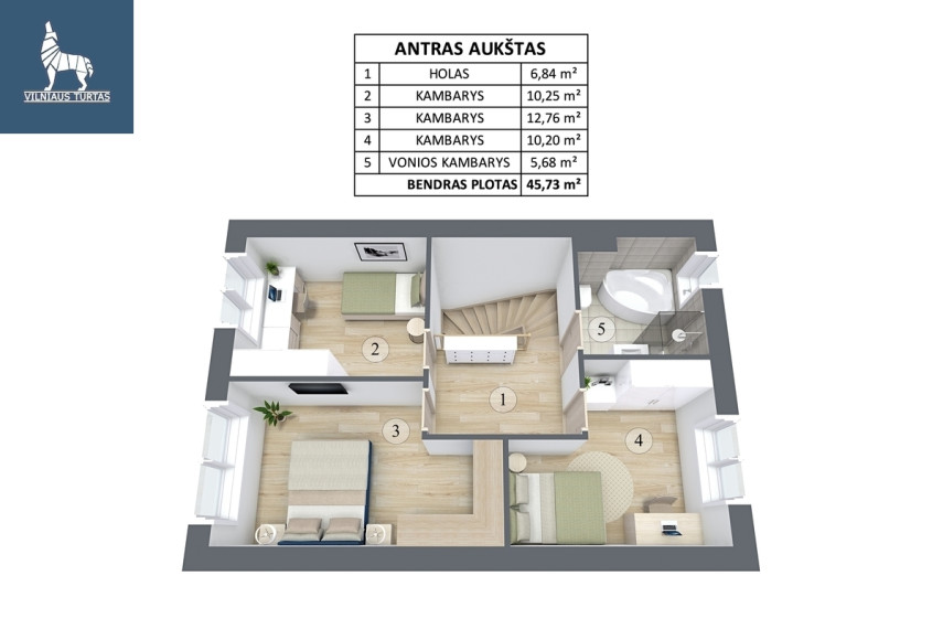 Parduodamas namas Ryliškių g., Tarandė, Vilniaus m., Vilniaus m. sav., 94.27 m2 ploto, 2 aukštai 36