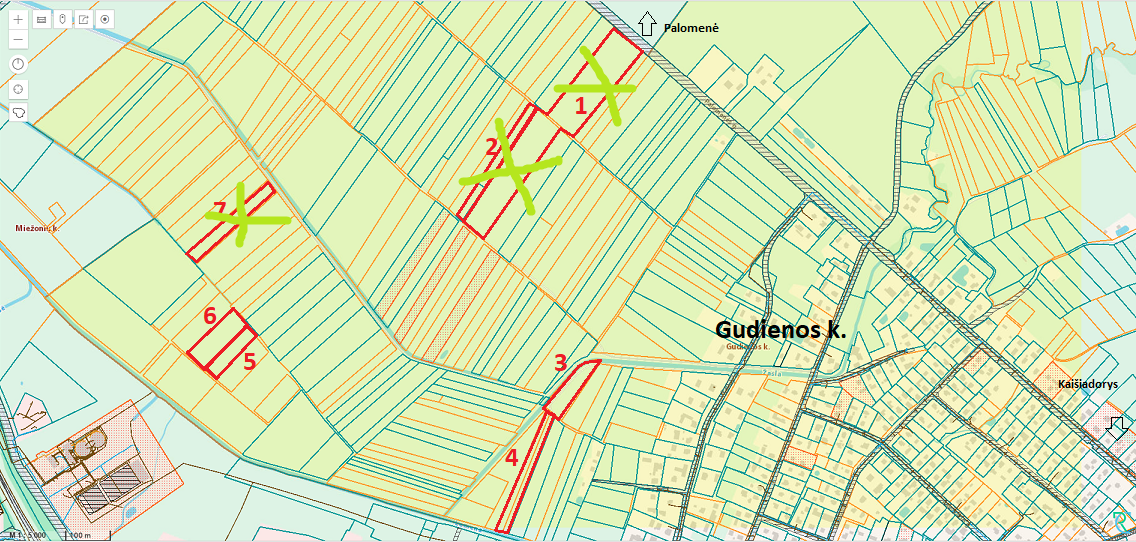 Parduodamas sklypas Gudienos k., Kaišiadorių r. sav., 215 a ploto 1