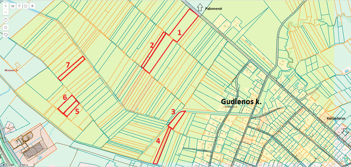 Parduodamas sklypas Gudienos k., Kaišiadorių r. sav., 7.24 a ploto 1