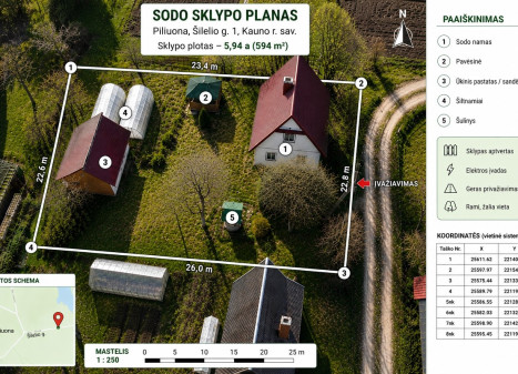Parduodamas namas Šilelio g., Piliuonos k., Kauno r. sav., 76.86 m2 ploto, 1 aukštai Parduodamas namas Šilelio g., Piliuonos k., Kauno r. sav., 76.86 m2 ploto, 1 aukštai