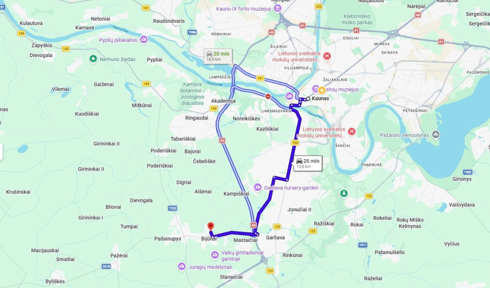Parduodamas  sklypas Kauno r. sav., Kampiškių k., Maumedžių , 168 a ploto 7