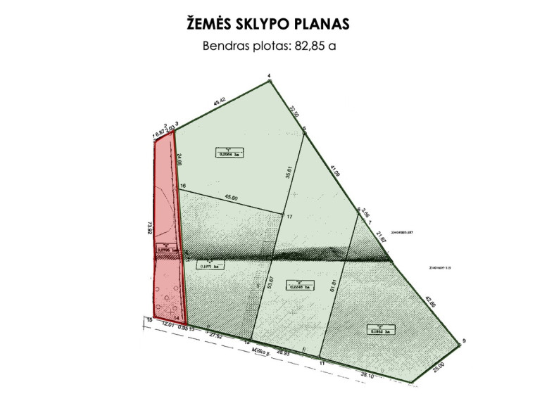 Parduodamas  sklypas Alytaus r. sav., Užupio k., Miško g., 19.71 a ploto 4