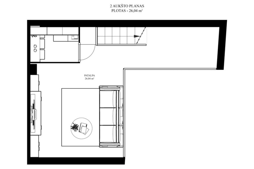 Parduodamos administracinės patalpos Vilniaus m. sav., Vilniaus m., Senamiestis, Totorių g.15, 62.79 m2 ploto 20