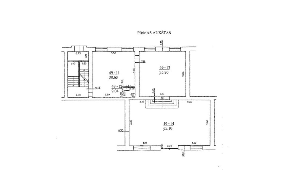Nuomojamos maitinimo patalpos Gedimino pr., Naujamiestis, Vilniaus m., Vilniaus m. sav., 133.57 m2 ploto 12