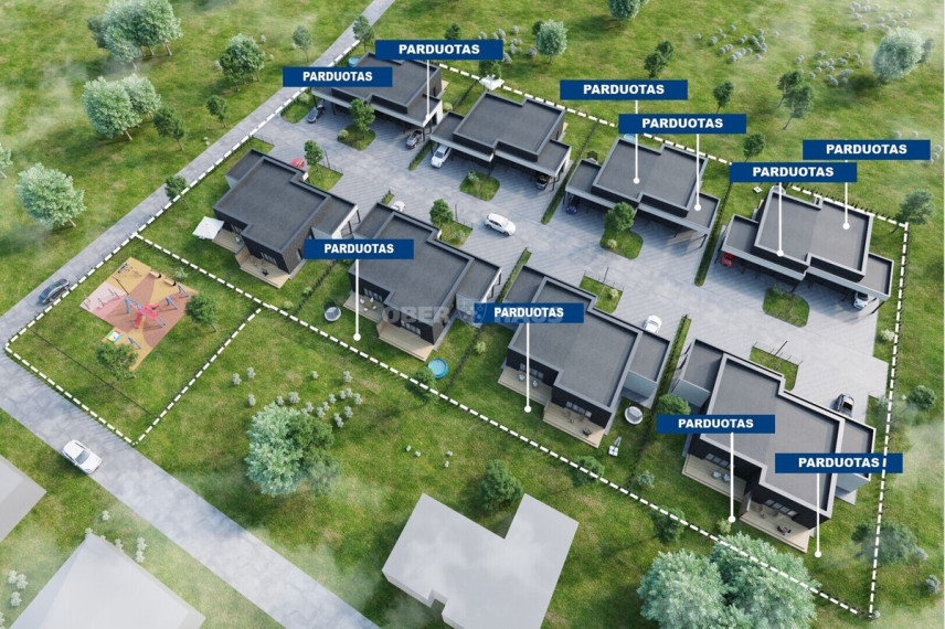 Parduodamas namas Sūduvių g., Lieporių k., Šiaulių r. sav., 78 m2 ploto, 1 aukštai 13