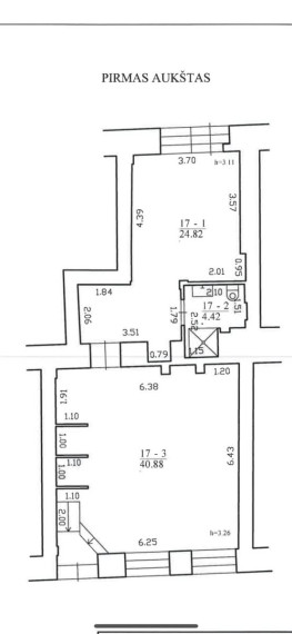 Nuomojamos patalpos Gėlių g., Senamiestis, Vilniaus m., Vilniaus m. sav., 71.00 m² ploto 15