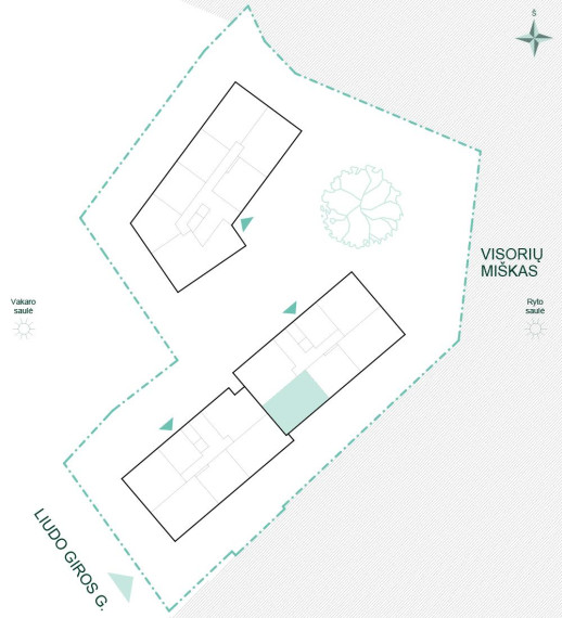Parduodamas butas Liongino Baliukevičiaus-Dzūko g., Fabijoniškės, Vilniaus m., Vilniaus m. sav., 59.94 m² ploto 3 kambariai 28