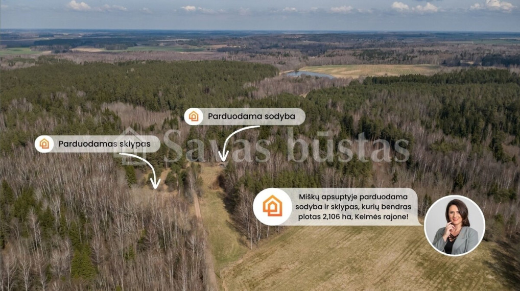 Parduodamas namas Gudmoniškės k., Kelmės r. sav., 47.62 m2 ploto, 1 aukštai 1