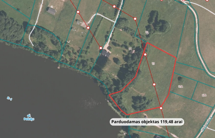 Parduodamas kitos paskirties sklypas Iškylautojų g., Perkalių k., Molėtų r. sav., 119.48 a ploto 7
