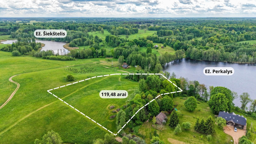 Parduodamas kitos paskirties sklypas Iškylautojų g., Perkalių k., Molėtų r. sav., 119.48 a ploto 3
