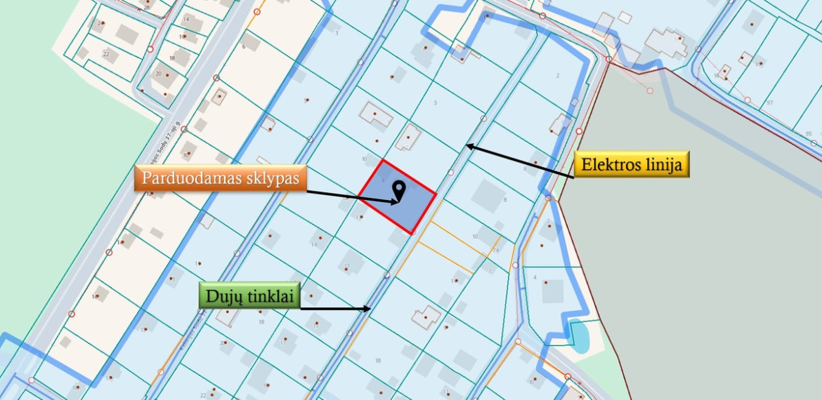 Parduodamas kitos paskirties sklypas Kelmijos Sodų 39-oji g., Vilniaus m., Vilniaus m. sav., 7.57 a ploto 14