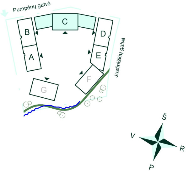 Parduodamas butas Justiniškių g., Pašilaičiai, Vilniaus m., Vilniaus m. sav., 45.18 m² ploto 2 kambariai 8