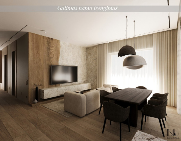 Parduodamas namas Panoramos g., Parapijoniškių k., Vilniaus r. sav., 104 m2 ploto, 1 aukštai 1