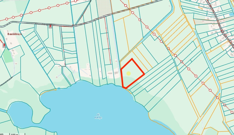 Parduodamas  sklypas Senojo Tarpupio k., Trakų r. sav., 165 a ploto 15