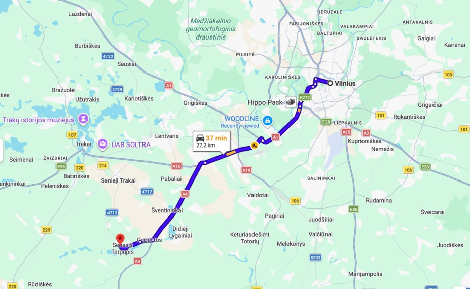 Parduodamas kitos paskirties sklypas Meduvio 1-oji g., Senojo Tarpupio k., Trakų r. sav., 38 a ploto 8