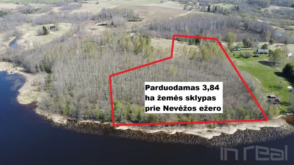 Parduodamas didelis, gražus sklypas Anykščių raj, Paluknių k., prie Nevėžos ežero 2