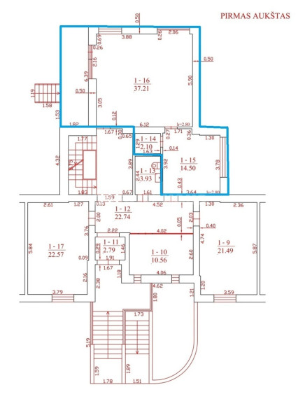 Nuomojamos administracinės patalpos Sausio 13-osios g. , Karoliniškės, Vilniaus m., Vilniaus m. sav., 68.48 m2 ploto 9