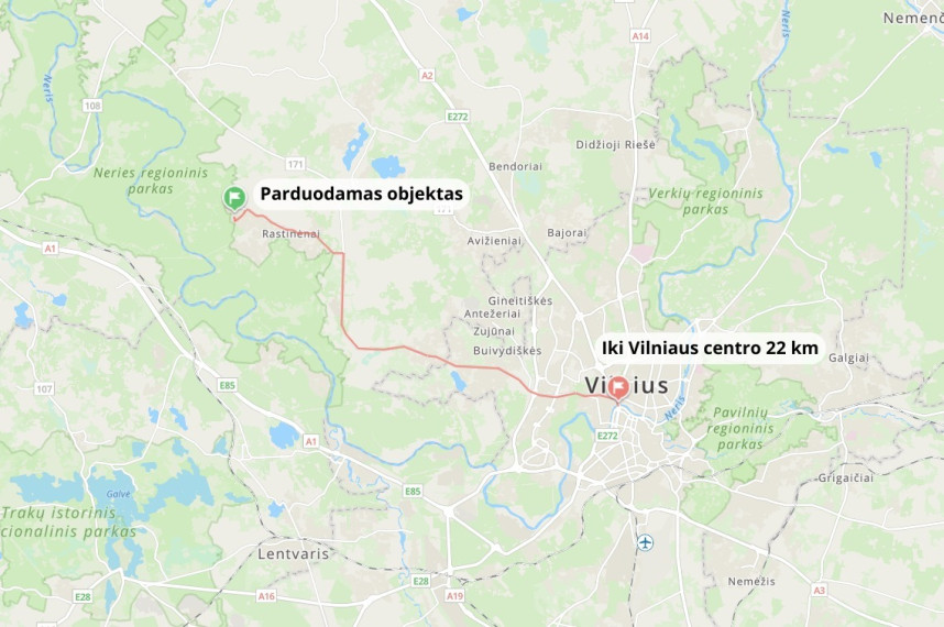 Parduodamas kitos paskirties sklypas Artojėlio g., Rastinėnų k., Vilniaus r. sav., 5.35 a ploto 9