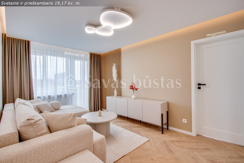 Parduodamas butas Architektų g., Šiaulių m., Šiaulių m. sav., 68.35 m2 ploto, 3 kambariai 1