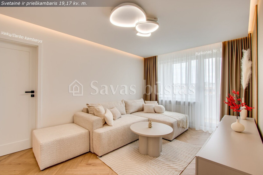 Parduodamas butas Architektų g., Šiaulių m., Šiaulių m. sav., 68.35 m2 ploto, 3 kambariai 3