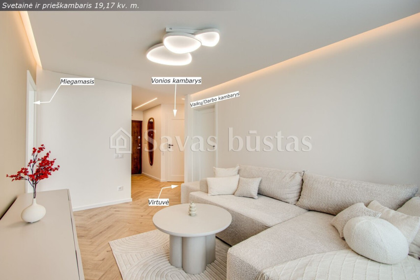 Parduodamas butas Architektų g., Šiaulių m., Šiaulių m. sav., 68.35 m2 ploto, 3 kambariai 8