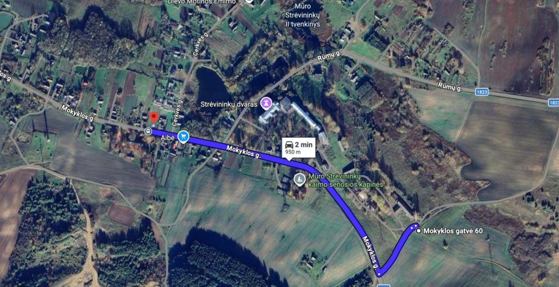 Parduodamas namas Mokyklos g., Mūro Strėvininkų k., Kaišiadorių r. sav., 29.84 m2 ploto, 1 aukštai 15