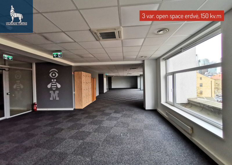 Nuomojamos administracinės patalpos Šeimyniškių g., Centras, Vilniaus m., Vilniaus m. sav., 175 m2 ploto 1