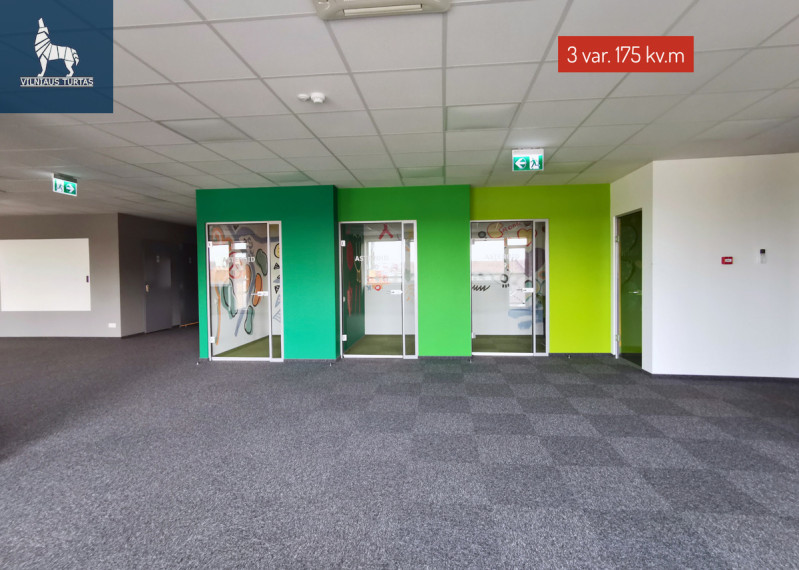 Nuomojamos administracinės patalpos Šeimyniškių g., Centras, Vilniaus m., Vilniaus m. sav., 175 m2 ploto 2