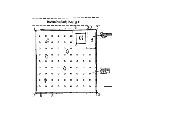 Parduodamas namas Rodūnios Sodų 2-oji g., Naujininkai, Vilniaus m., Vilniaus m. sav., 20.78 m² ploto 2 kambariai 13