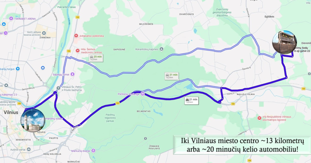 Parduodamas namas Arimų Sodų 8-oji g., Vilniaus m., Vilniaus m. sav., 107.57 m2 ploto, 2 aukštai 40