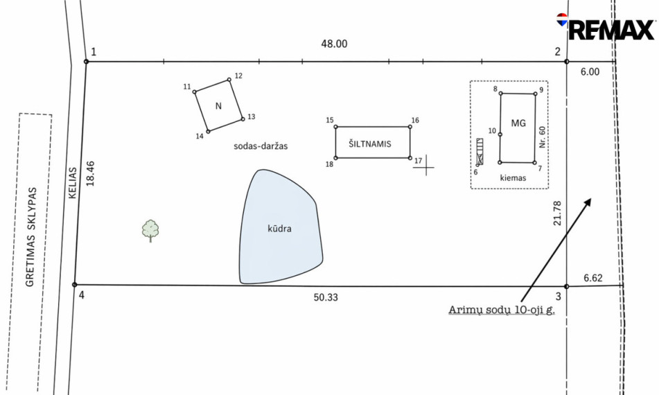 Parduodamas sklypas Arimų Sodų 10-oji g., Naujojoje Vilnioje, Vilniuje, 10 a ploto 10