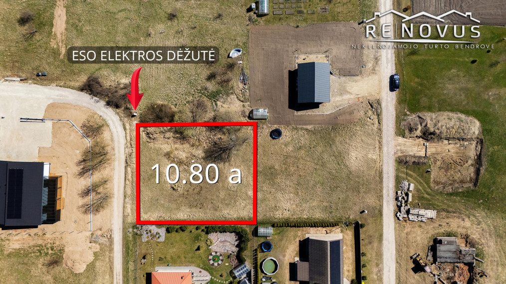Parduodamas sklypas Pilies g., Aukštelkės k., Šiaulių r. sav., 10.80 a ploto 2