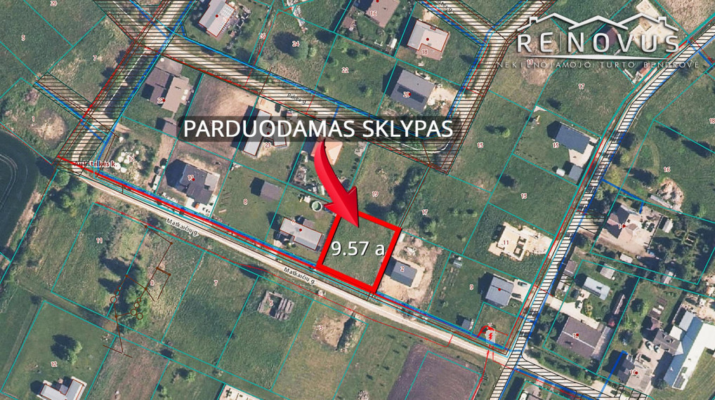Parduodamas sklypas Matkaičių g., Aukštelkės k., Šiaulių r. sav., 9.57 a ploto 8