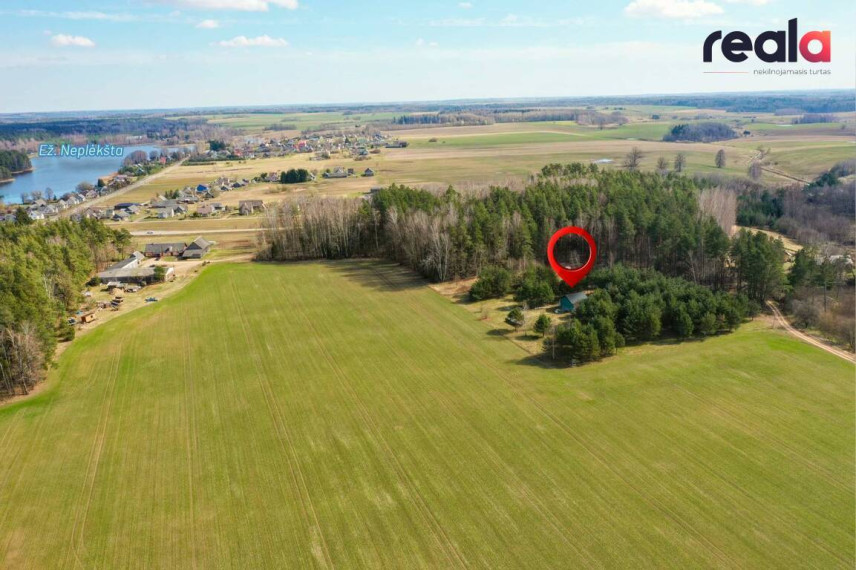 Gamtos apsuptyje parduodamas sklypas, namas bei vizija pušyne,  Svirplionių k., 79 kv.m ploto 2