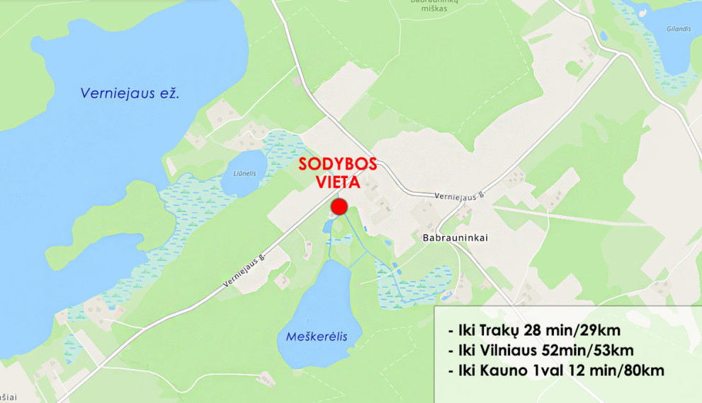 Parduodamas namas Verniejaus g., Babrauninkų k., Trakų r. sav., 90 m2 ploto, 2 aukštai 30