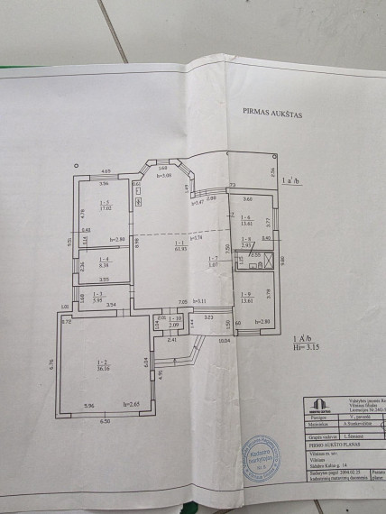 Parduodamas namas Bajorai, Vilniaus m., Vilniaus m. sav., 164.00 m² ploto 4 kambariai 6