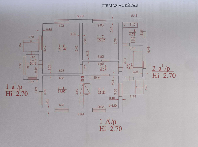 Parduodamas mūrinis namas Tylos g. 9, Užunevėžių k., Panevėžio r. 19